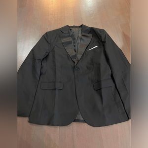 men’s 3 piece Suit. Size L, pant‘s size 34(Black)